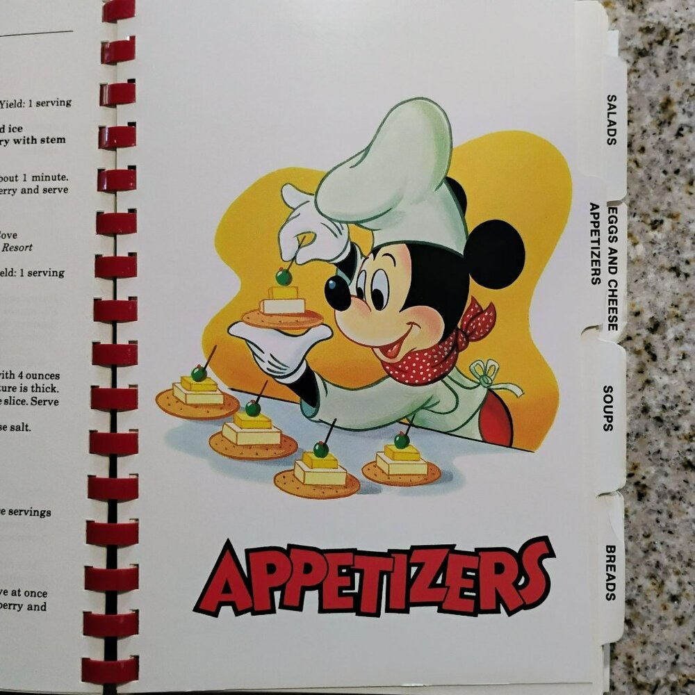 Disney Vintage Cooking With Mickey Around Our World Recipe Book, 1986 Cookbook - Picture 7 of 13